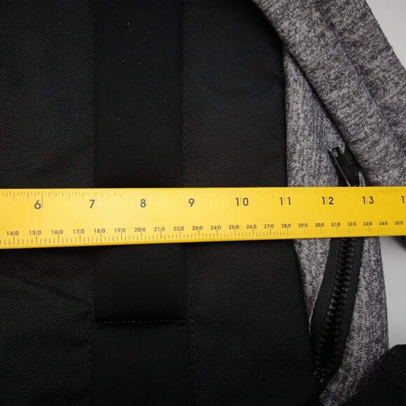 2 / $30.00 - Adidas Unisex Dark Grey Zipper Closure Padded Back Backpack - Picture 10 of 12